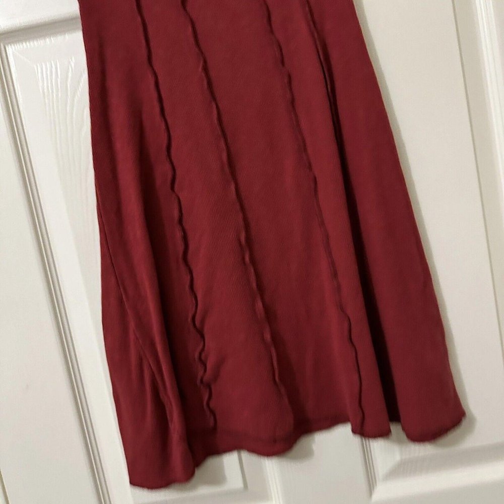 Urban Outfitters UO Rishe Red Exposed Seamed Mini Short Sleeve Dress Sz S Small - Picture 5 of 14